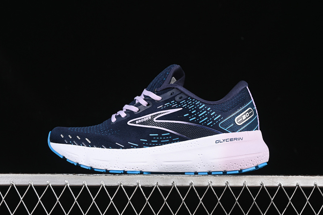 Purple [1103821D090]-[BROOKS GLYCERIN 20 WHITE/BLUE/PURPLE]-[WOMAN:36-39]-[MAN:40-46], photo 1