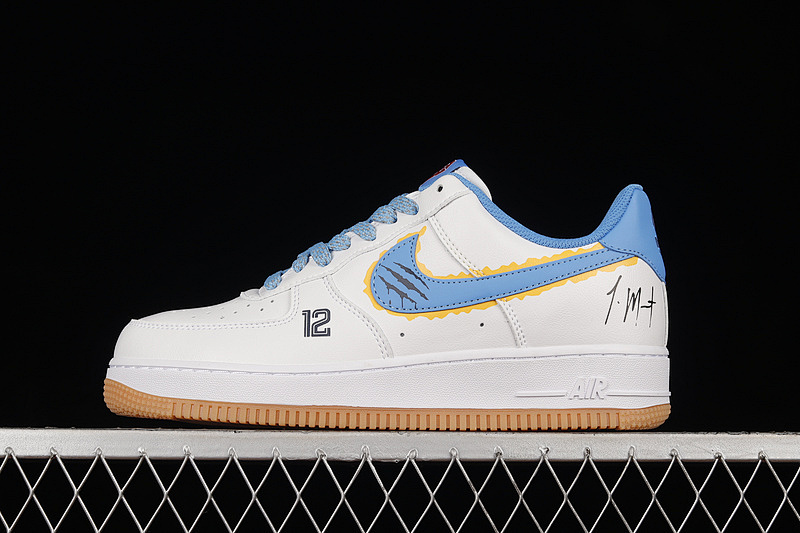 Nike Nike AIR FORCE 1 LOW 07 WHITE/BLUE/YELLOW · NH1412-992, photo 1