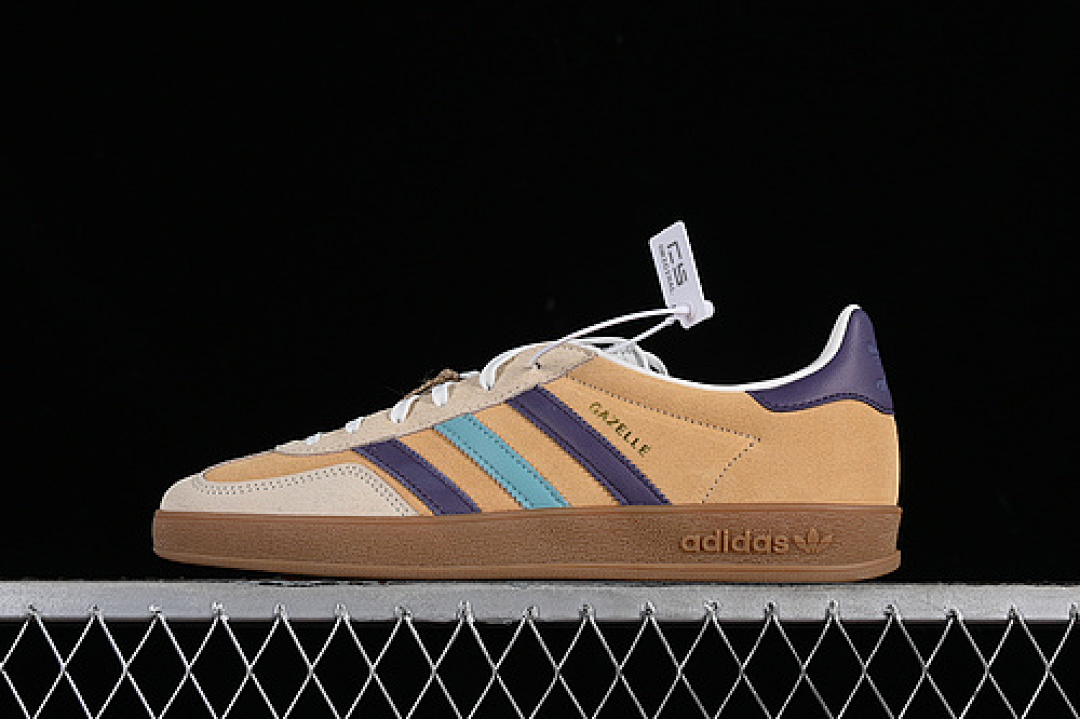 Off-White [IG1636]-[ORIGINALS GAZELLE INDOOR GLOW ORANGE/SHADOW VIOLET/OFF WHITE]-[UNISEX:35-46], photo 1