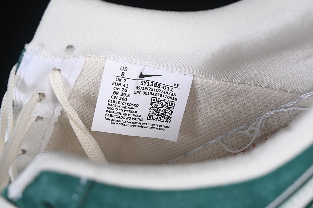 Nike [SY1388-011]-[AIR FORCE 1 07 LOW CASUAL SHOES DARK GREEN/WHITE]-[WOMAN:36-39]-[MAN:40-45] - Image 5