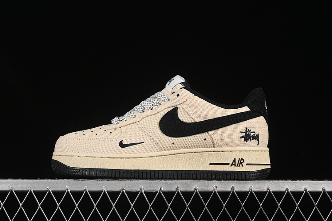 Nike [XX3168-153]-[AIR FORCE 1 07 LOW GREY/BEIGE/BLACK]-[WOMAN:36-39]-[MAN:40-45] - Image 2