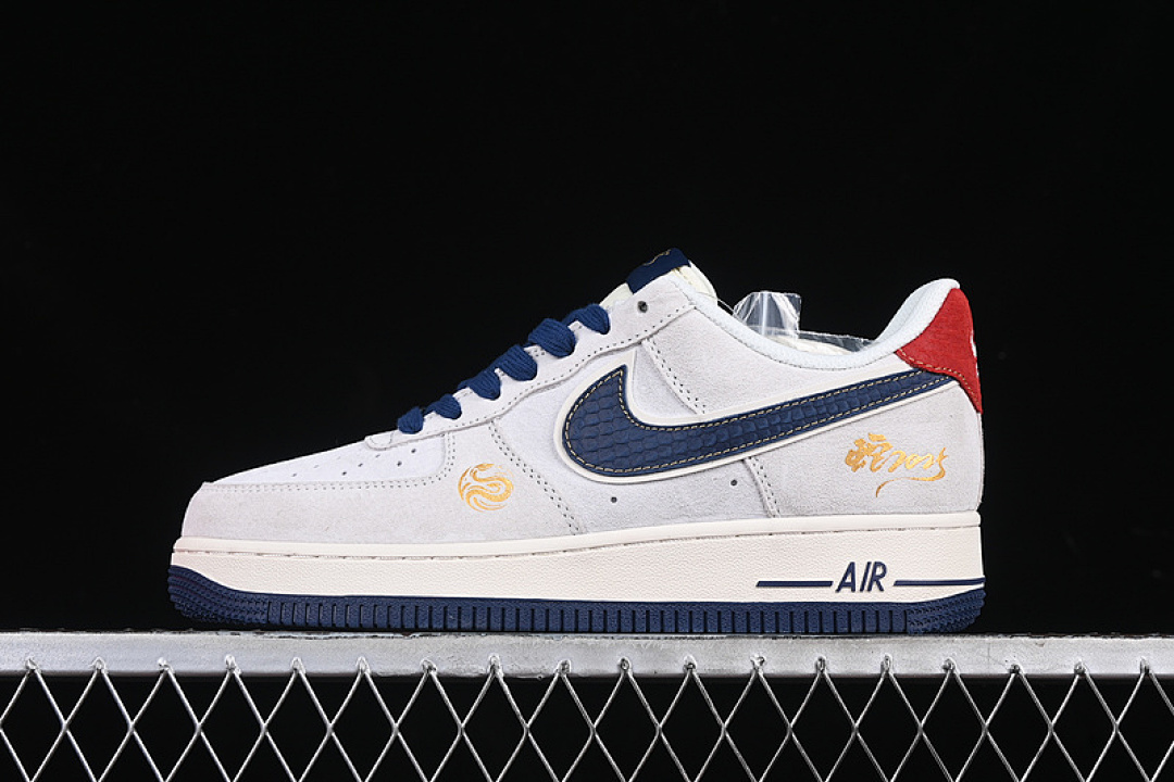 Nike [XZ2025-666]-[AIR FORCE 1 07 LOW WHITE/GREY/RED/BLUE]-[WOMAN:36-39]-[MAN:40-45], photo 1