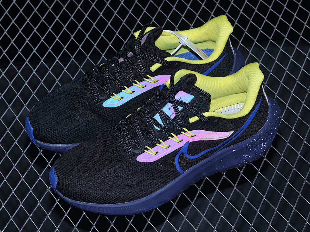 Nike [DZ4846-001]-[AIR ZOOM PEGASUS 39 BLACK/BLUE/YELLOW]-[MAN:39-45] - Image 10