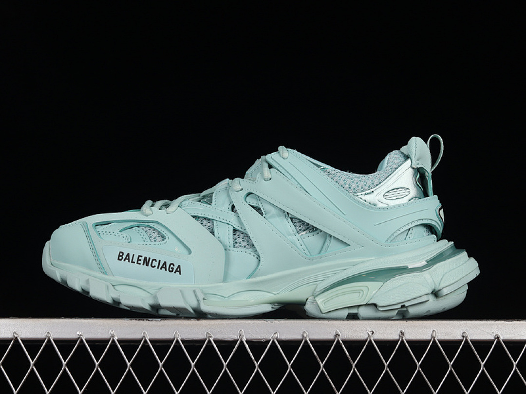 Unbranded [W2LA24010]-[BA*LEN*CIAGA TRACK SNEAKER TESS S.GOMMA AZURE/AZURE/BLACK]-[UNISEX:35-46], photo 1