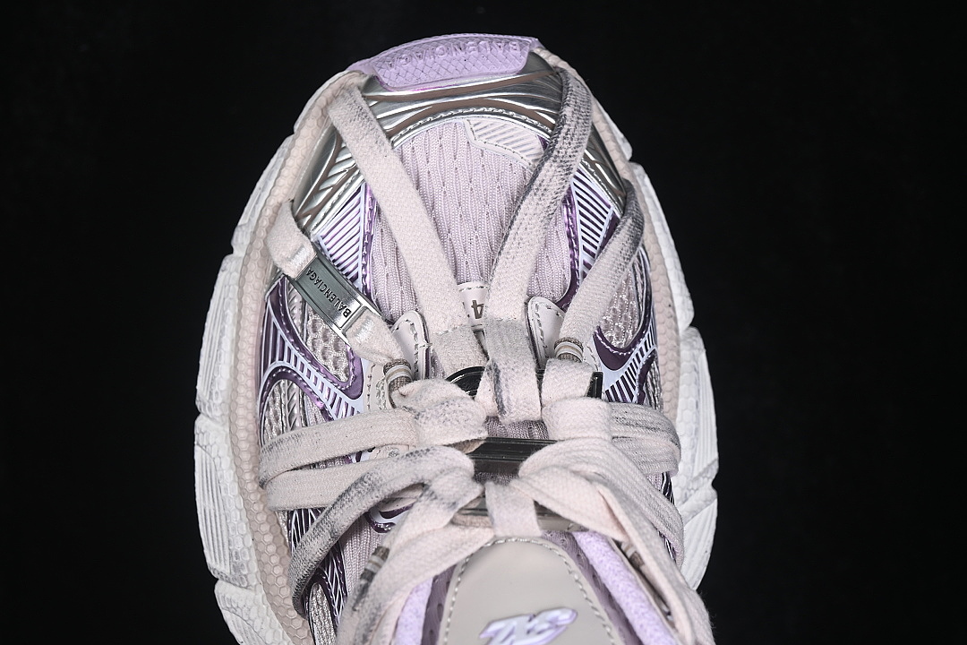 Balenciaga [W3XCH9250]-[3XL FASHIONABLE RUNNING SHOES WHITE/SILVER/PURPLE]-[WOMAN:35-39]-[MAN:40-46] - Image 11