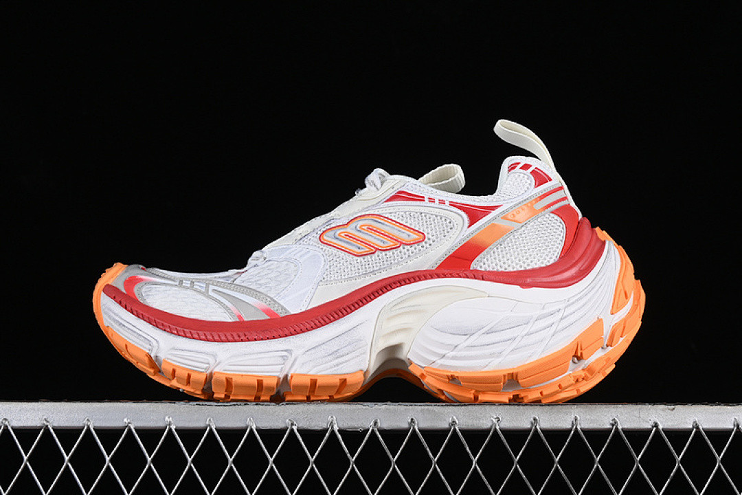 Unbranded [W2MV29670]-[BA*LEN*CIAGA TRACK SNEAKER WHITE/GREY/ORANGE]-[WOMAN:35-39]-[MAN:40-46], photo 1