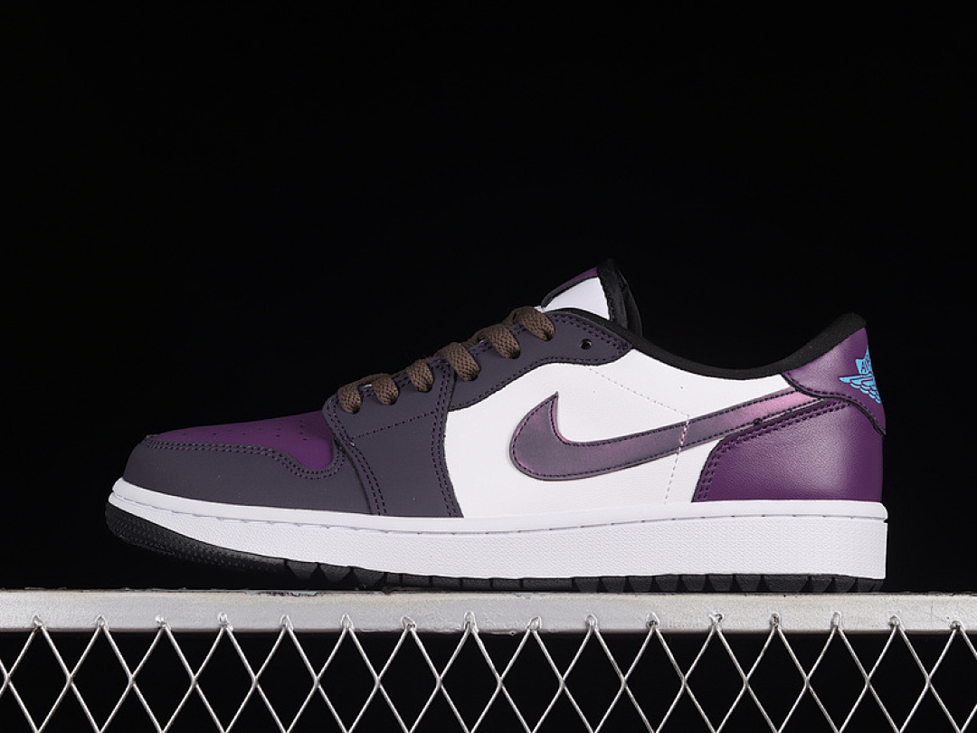 Jordan [DZ9787-155]-[AIR JORDAN 1 LOW GOLF NRG WHITE/CAVE PURPLE/PURPLE SMOKE/UNIVERSITY (BLUE]), photo 1