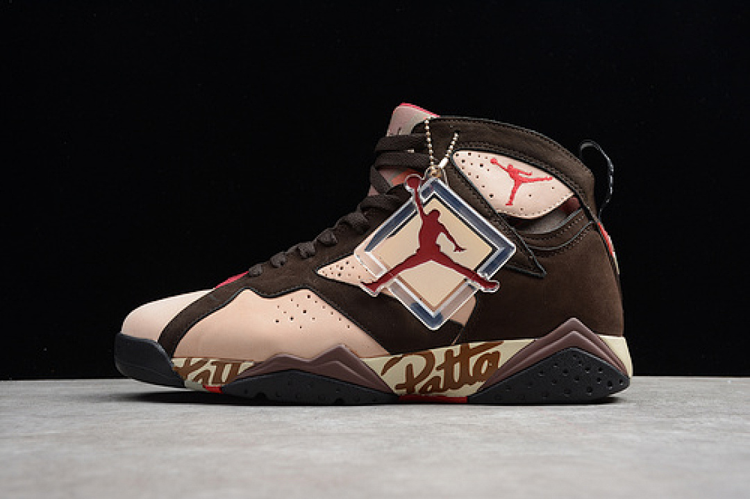 Jordan [150-148-159]-[AT3375-200]-[PATTA X AIR JORDAN 7 RETRO SHIMMER/TOUGH RED-MAHOGANY/BROWN], photo 1