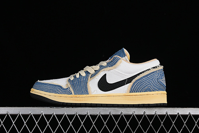 Jordan AIR Jordan 1 LOW SE WRMK ASHEN SLATE/BLACK/PALE IVORY/SESAME · FN7670-493, photo 1