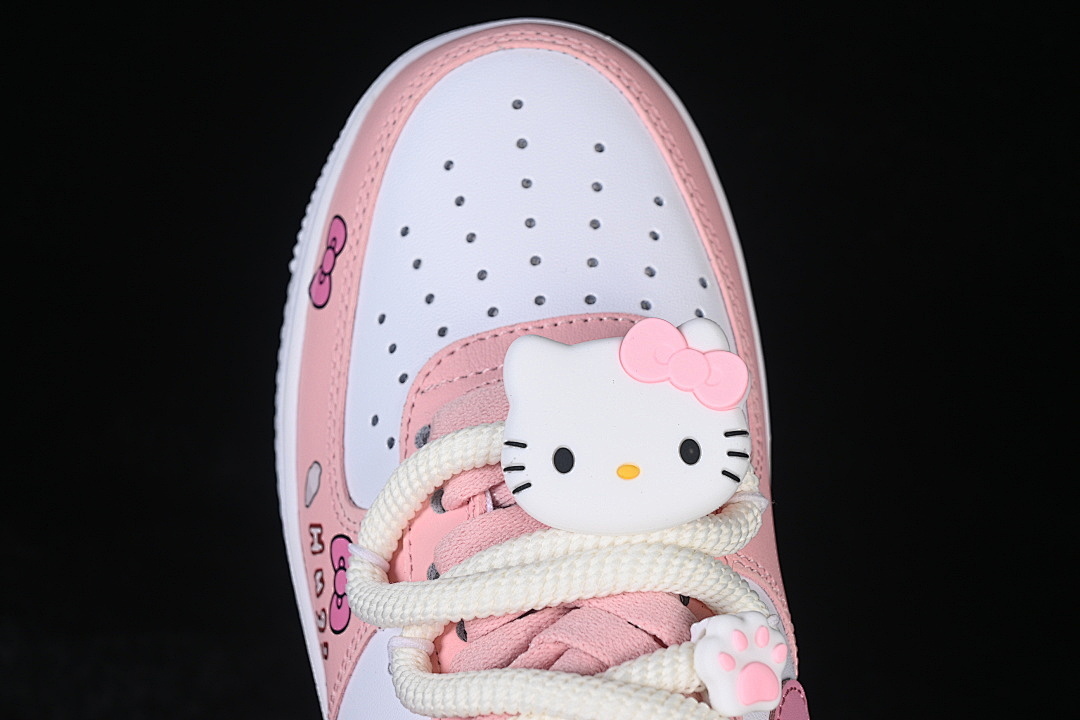 Nike [YY2024-762]-[AIR FORCE 1 07 LOW CASUAL SNEAKERS PINK/WHITE/BEIGE]-[WOMAN:36-39]-[MAN:40-45] - Image 9