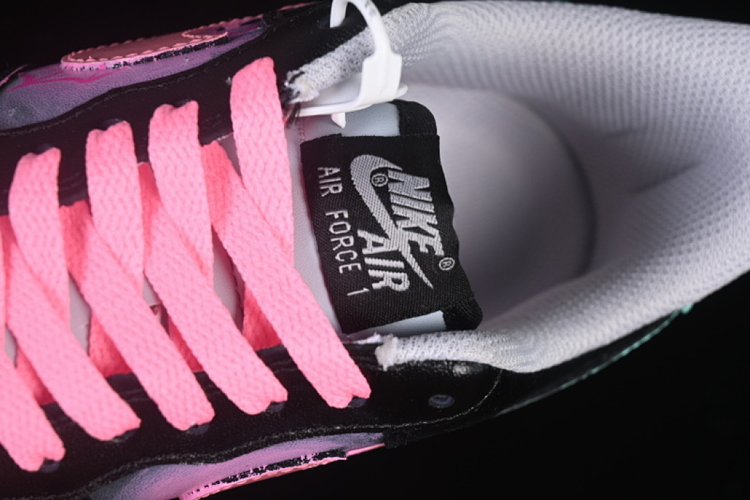 Nike [YD2425-011]-[AIR FORCE 1 07 LOW ELECTRIC SPIDER SHADOW PINK/BLACK]-[WOMAN:36-39]-[MAN:40-45] - Image 8