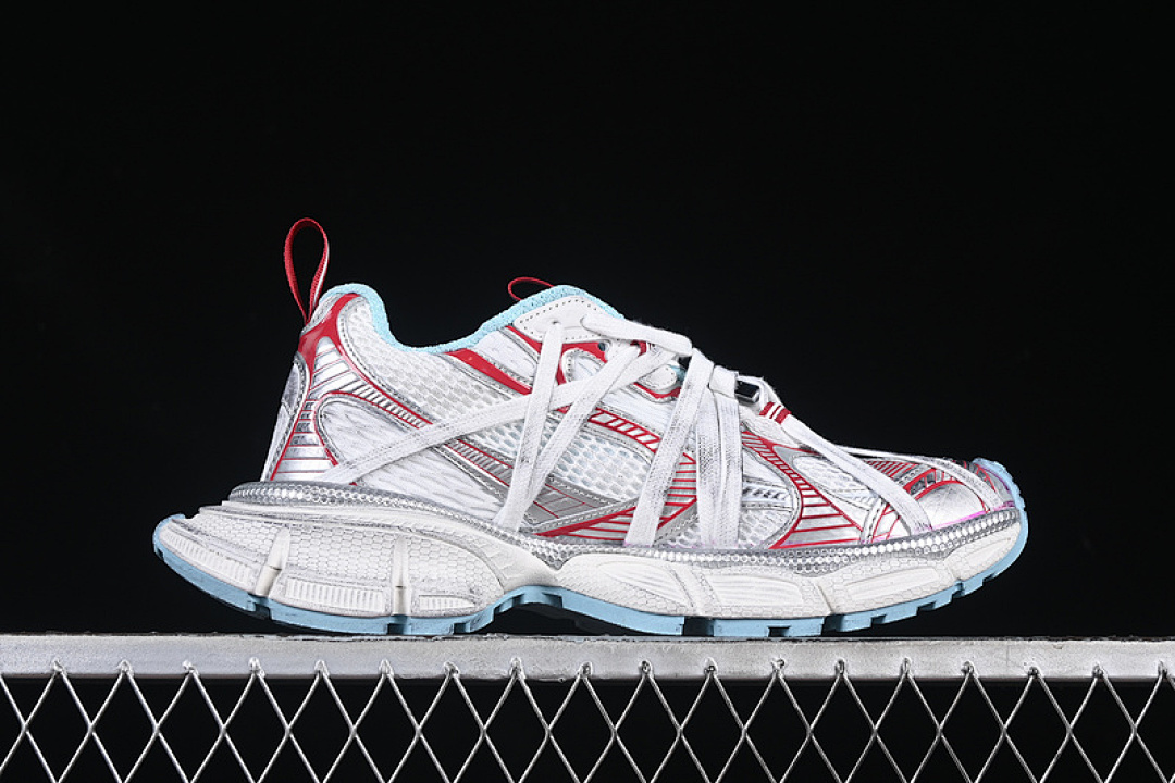 Balenciaga [W3XCH1614]-[BA*LEN*CIAGA PHANTOM SNEAKER 3XL WHITE/SILVER/BLUE/RED]-[WOMAN:35-39]-[MAN:40-46] - Image 17