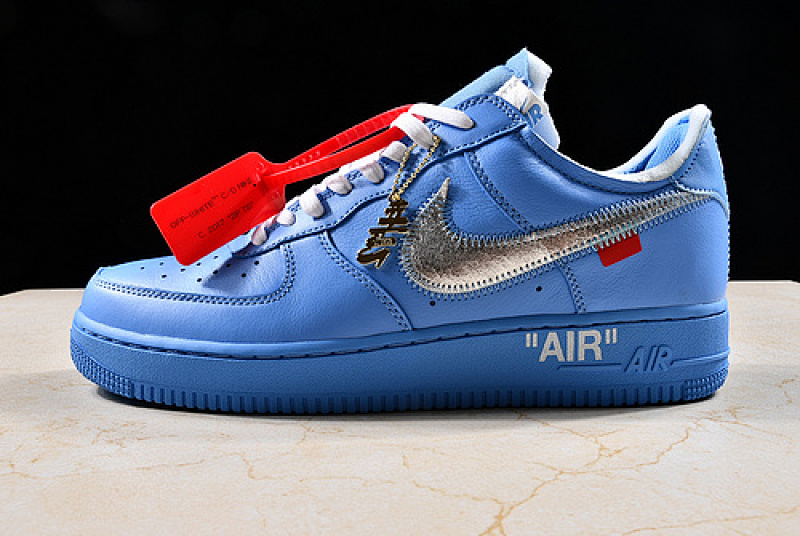 Nike Nike H12 AIR FORCE 1 LOW OFF-WHITE MCA UNIVERSITY BLUE/SILVER-WHITE · CI1173-400, photo 1