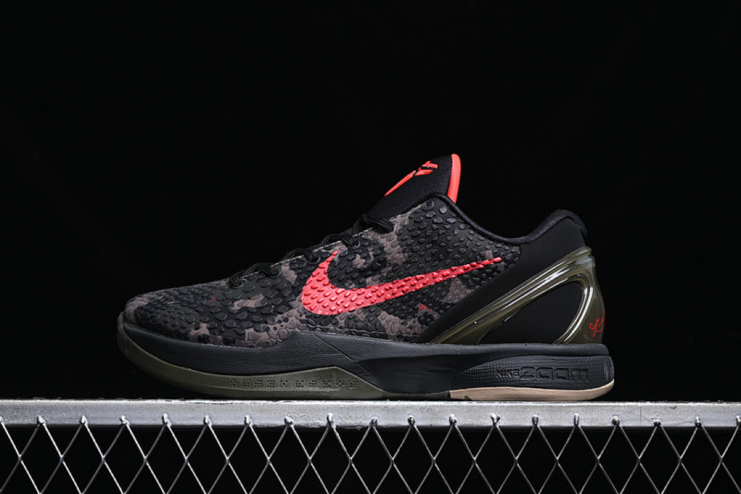 Nike Nike ZOOM KOBE VI PROTRO 6 BLACK/CRIMSON BOG/KHAKI · FQ3546-001, photo 1