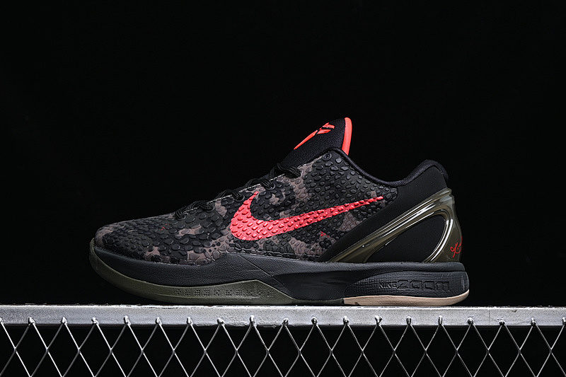 Nike Nike ZOOM KOBE VI PROTRO 6 BLACK/CRIMSON BOG/KHAKI · FQ3546-001, photo 1