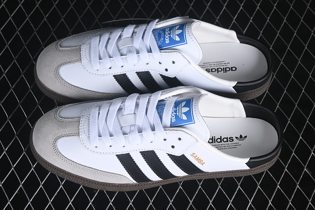 Adidas [LB3814]-[SAMBA OGCLOVER CASUAL HALF BLACK/WHITE/GREY]-[WOMAN:35-39]-[MAN:40-45] - Image 2