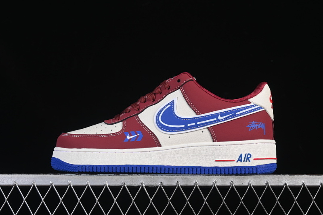 Nike [SY1388-005]-[AIR FORCE 1 07 LOW WHITE/RED/NAVY BLUE]-[WOMAN:36-39]-[MAN:40-45] - Image 2