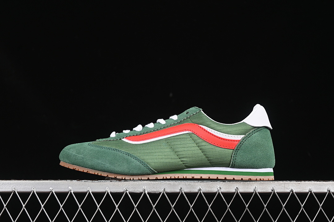 Unbranded [VN000D83BR1]-[RETRO CASUAL SNEAKERS GREEN/RED/WHITE]-[WOMAN:35-39]-[MAN:40-44], photo 1