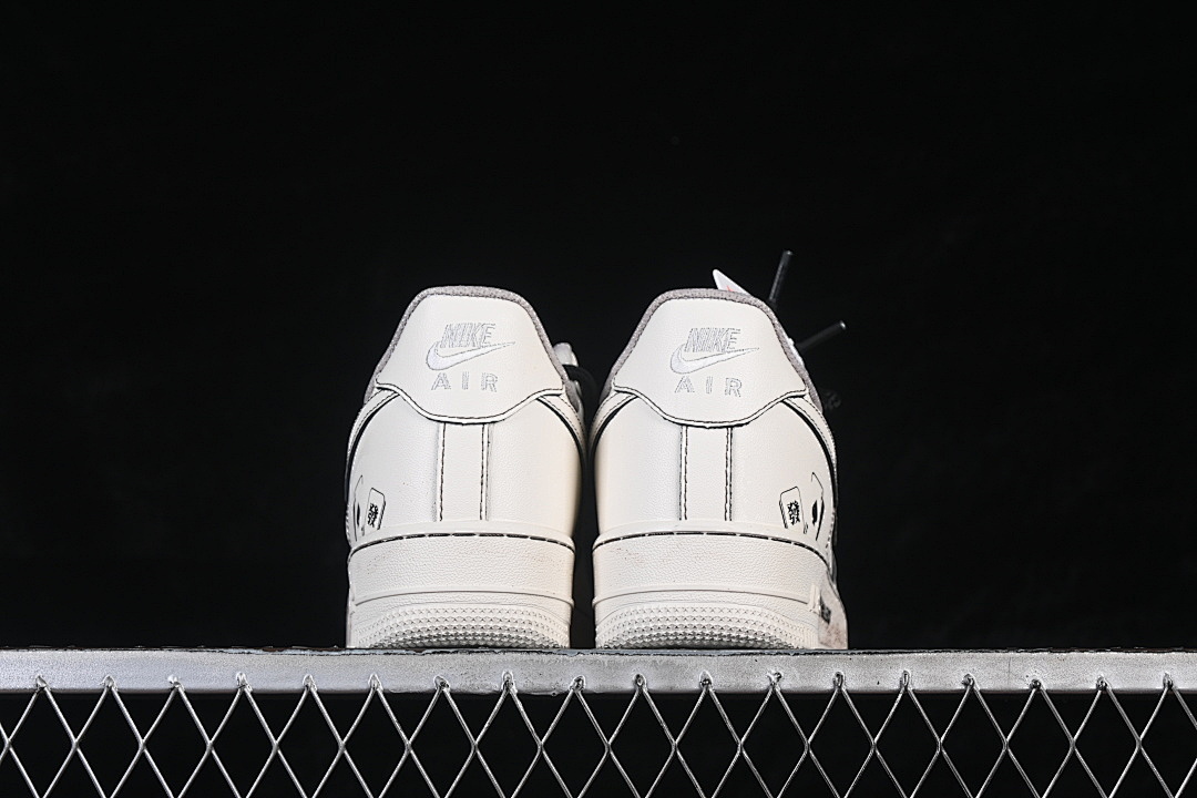 Nike [315122-313]-[AIR FORCE 1 07 LOW WHITE/BLACK/WHITE]-[WOMAN:36-39]-[MAN:40-45] - Image 14