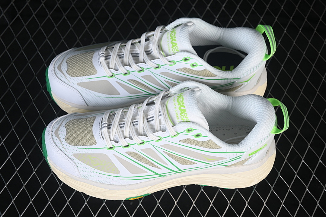 Hoka [1126851-WTFR]-[HOKA ONE RUNNING SHOES WHITE/FRESH CUT GRASS]-[WOMAN:36-39]-[MAN:40-46] - Image 11