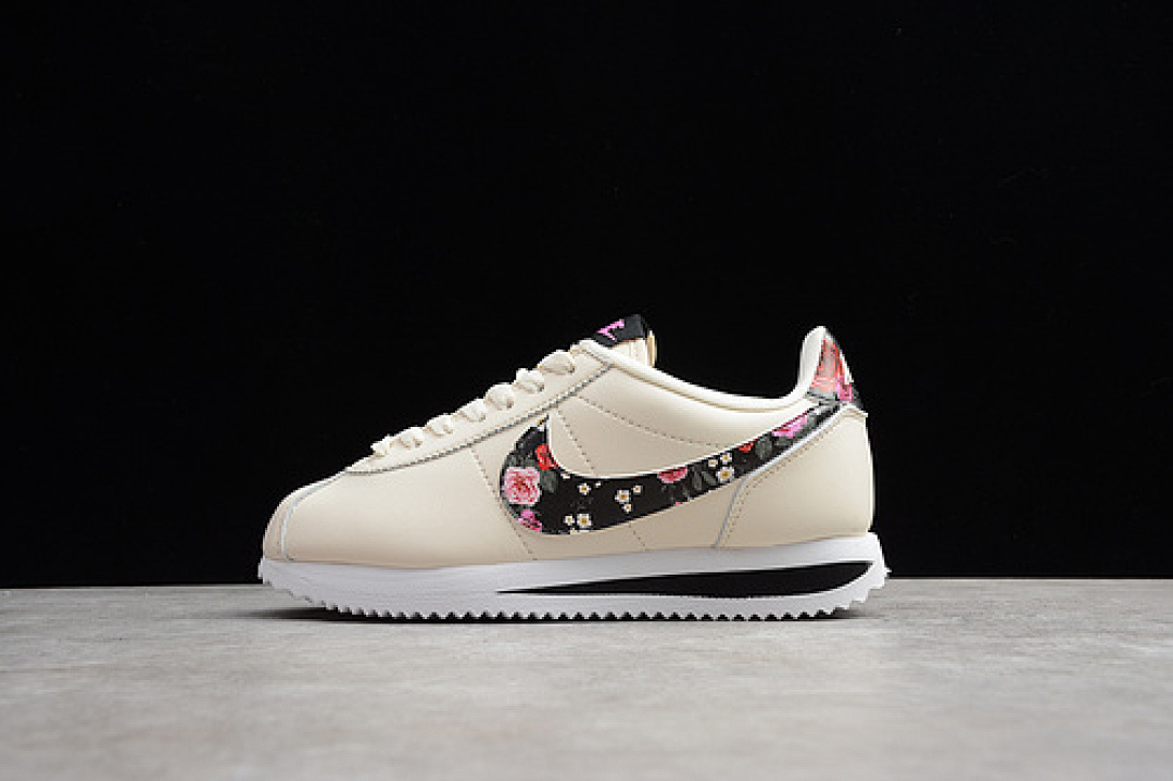 Unbranded [BQ5297-100]-[CORTEZ BASIC VINTAGE FLORAL PALE IVORY/PINK TINT/BLACK]-[WOMAN:36-39], photo 1