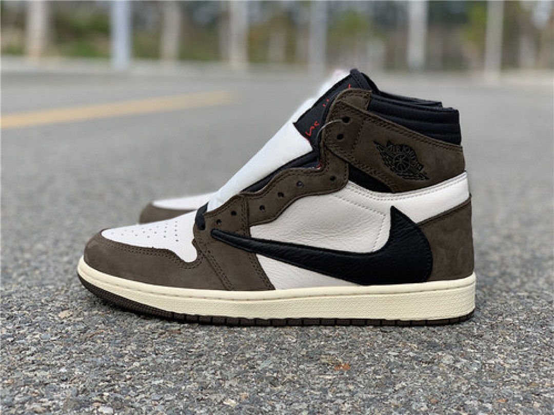 Jordan H12 AIR Jordan 1 HIGH OG TRAVIS SCOTT SP DARK MOCHA/BLACK/WHITE · CD4487-100, photo 1
