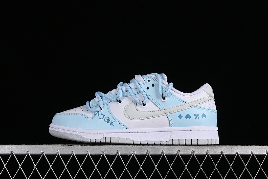Unbranded [DV0831-101]-[DUNK LOW SB WHITE/GREY/BLUE]-[WOMAN:36-42], photo 1