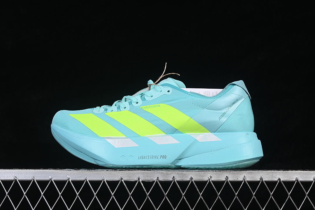 Adidas Adidas ADIZERO ADIOS PRO 4 FLASH AQUA/LUCID LEMON/MINT TON · JR1251, photo 1