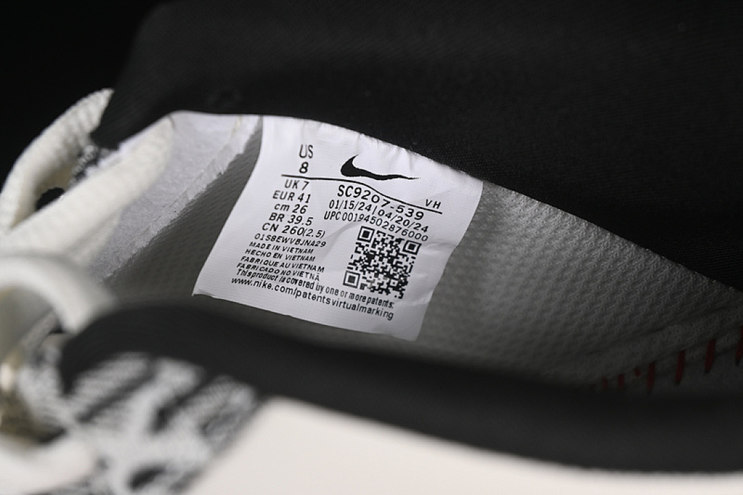 Nike [SC9207-539]-[AIR FORCE 1 07 LOW LV WHITE/GREY/BLACK]-[WOMAN:36-39]-[MAN:40-45] - Image 6