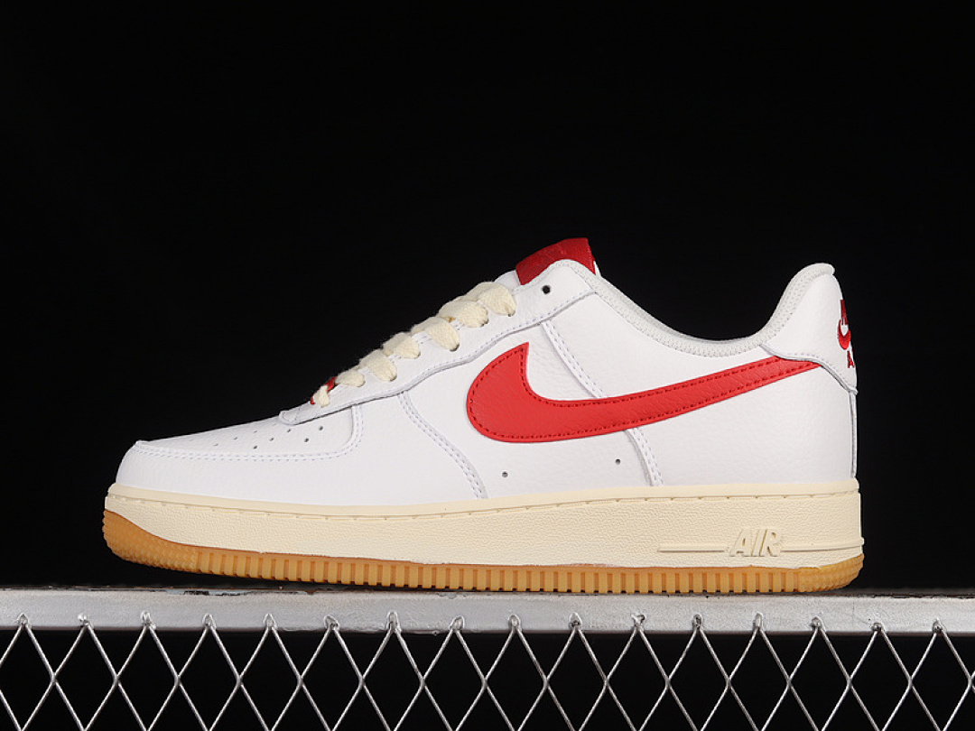 Nike [FN3493-100]-[AIR FORCE 1 07 LOW WHITE/BROWN/RED]-[WOMAN:36-39]-[MAN:40-45], photo 1