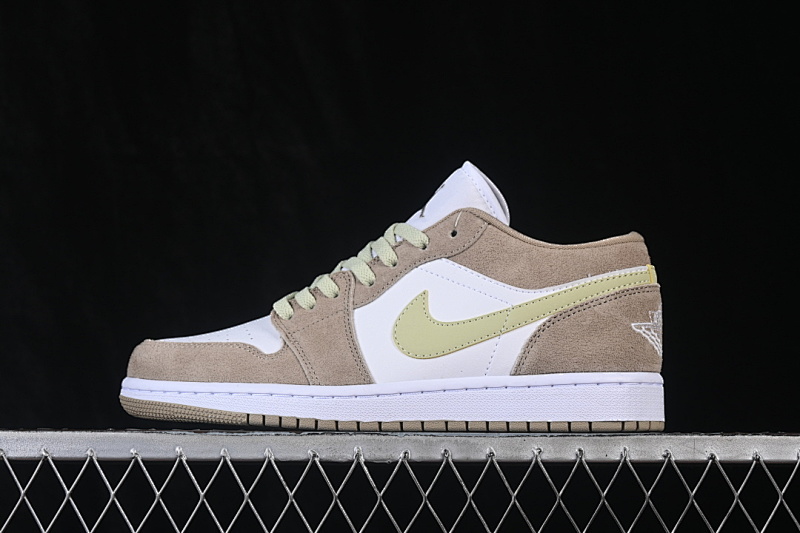 Jordan Jordan 1 LOW KHAKI/OLIVE AURA/SAIL/WHITE · DC0774-204, photo 1