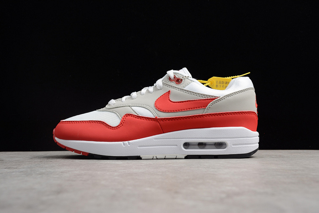 Nike Nike [908375-103]-[AIR MAX 1 ANNIVERSARY OG WHITE/UNIVERSITY RED-NEUTRAL GREY]-[UNISEX:36-45]-[OG00144], photo 1