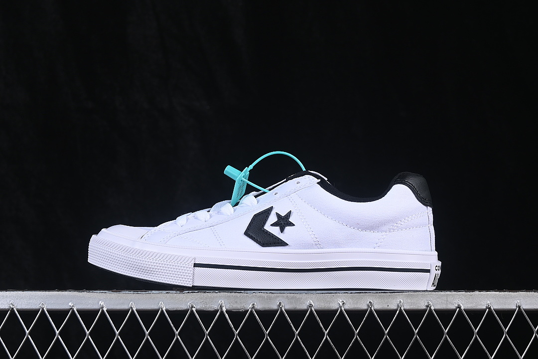 Unbranded [A17559C]-[SPORT CASUAL LOW-TOP CANVAS SHOES WHITE/BLACK]-[WOMAN:35-39.5]-[MAN:40-44], photo 1