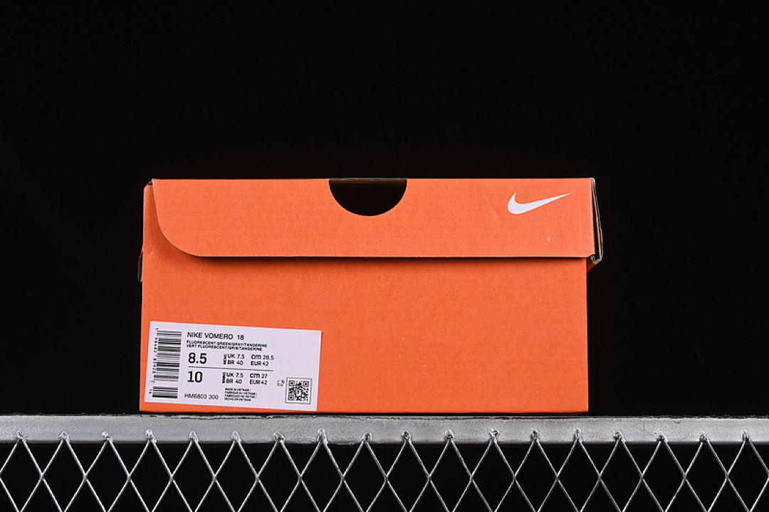 Nike [HM6803-300]-[AIR ZOOM VOMERO 18 GREY/GREEN/ORANGE]-[WOMAN:36-39]-[MAN:40-46] - Image 12