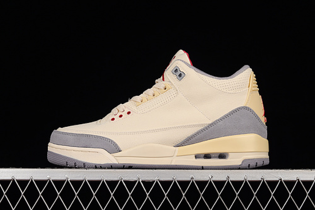 Jordan [DH7139-100]-[AIR JORDAN 3 RETRO SE MUSLIN/UNIVERSITY RED/CEMENT GREY/SAIL]-[UNISEX:36-47.5], photo 1