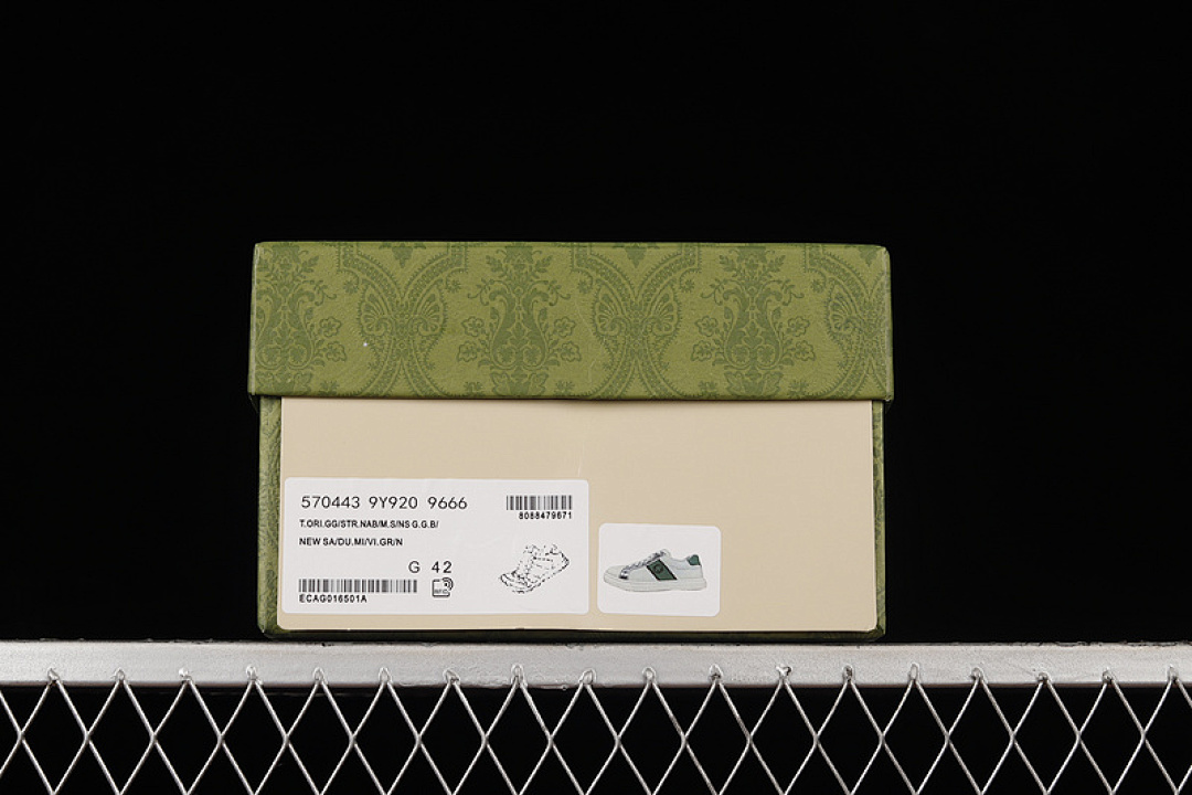 Gucci [9Y9209666]-[GU*CCI SCREENER GG HIGH-TOP SNEAKER WHITE/GREEN/BLACK]-[MAN:38-44] - Image 11
