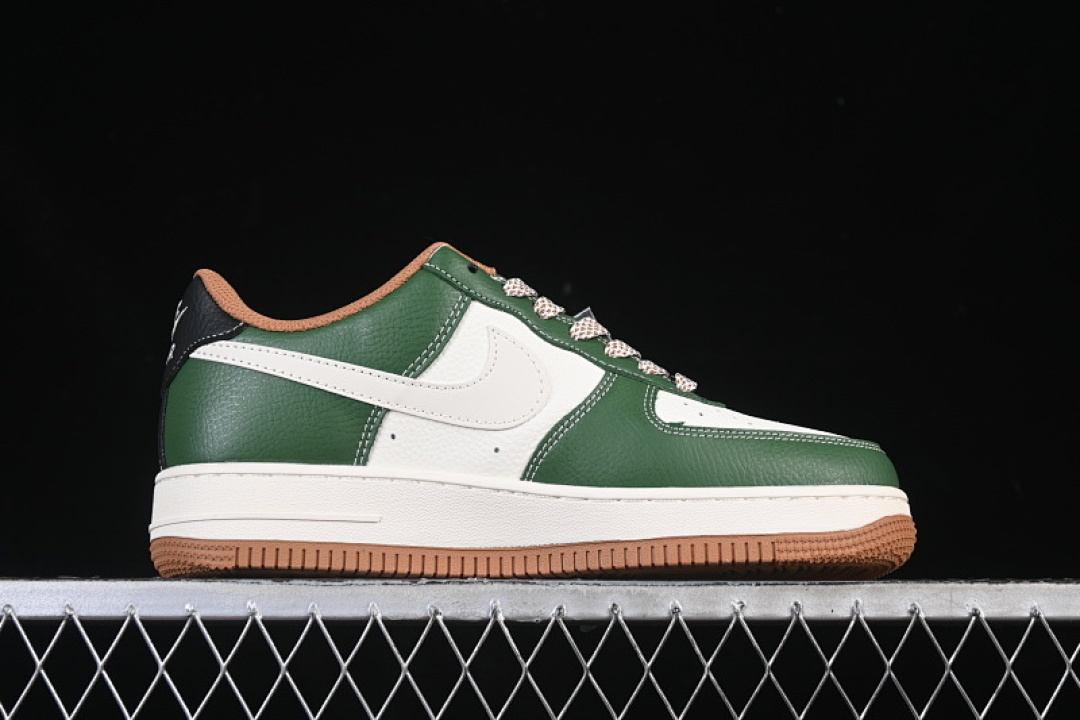 Nike [JP8028-006]-[AIR FORCE 1 07 LOW UN WHITE/BROWN/GREEN/GREY]-[WOMAN:36-39]-[MAN:40-45] - Image 4