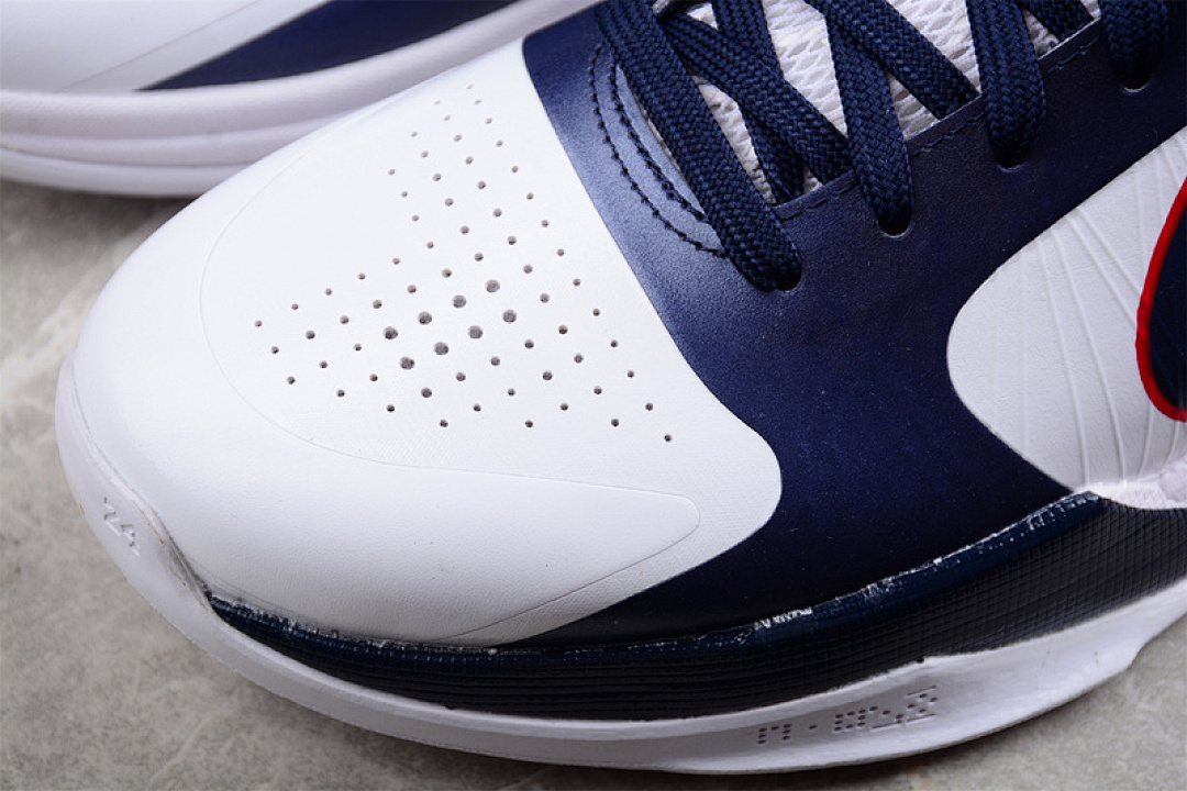 Nike [386430-103]-[ZOOM KOBE V PROTRO WHITE/OBSIDIAN/SPORT RED]-[MAN:39-46] - Image 7