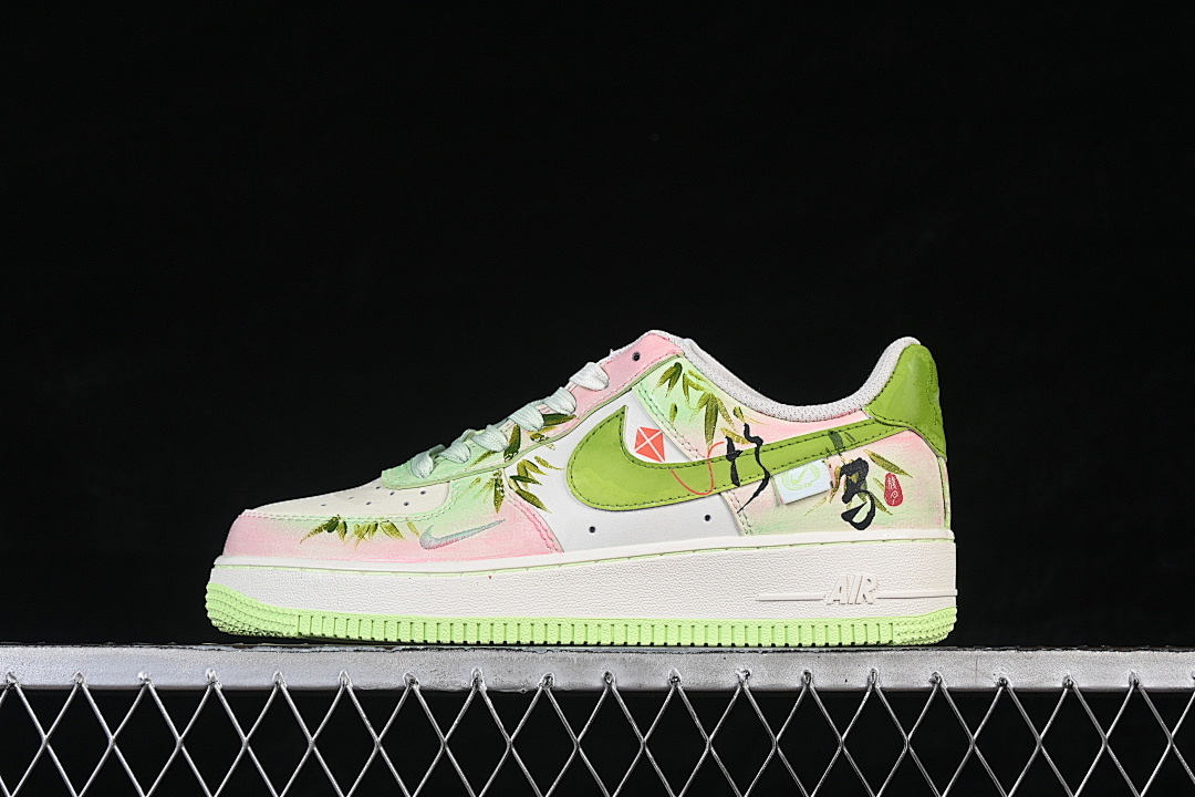 Nike [FB1839-515]-[AIR FORCE 1 07 LOW WHITE/GREEN/PINK]-[WOMAN:36-39]-[MAN:40-45] - Image 3