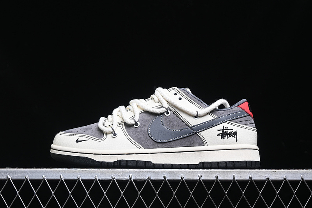 Unbranded [YX5066-207]-[SB DUNK LOW WHITE/GREY/RED]-[WOMAN:36-39]-[MAN:40-45], photo 1
