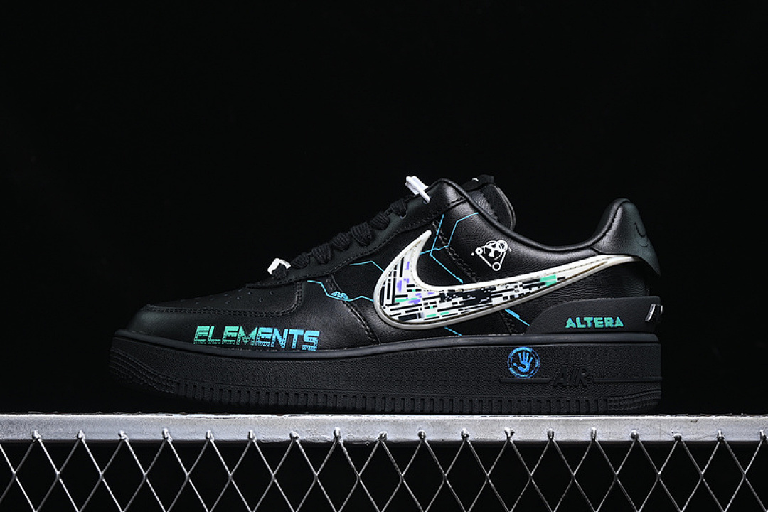 Nike Nike [DV3464-011]-[AMBUSH AIR FORCE 1 07 LOW PUNK FUTURE BLACK/WHITE/BLUE]-[UNISEX:36-47.5], photo 1