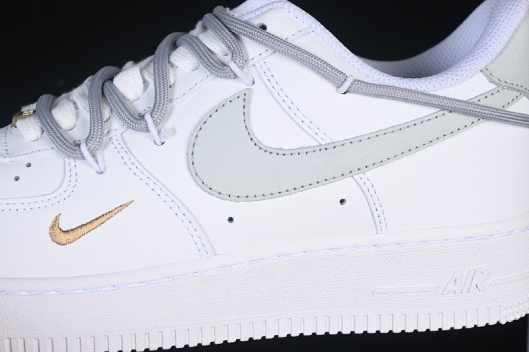 Nike [CZ0170-106]-[AIR FORCE 1 07 LOW CASUAL SNEAKERS LIGHT GRAY/WHITE]-[WOMAN:36-39]-[MAN:40-45] - Image 7