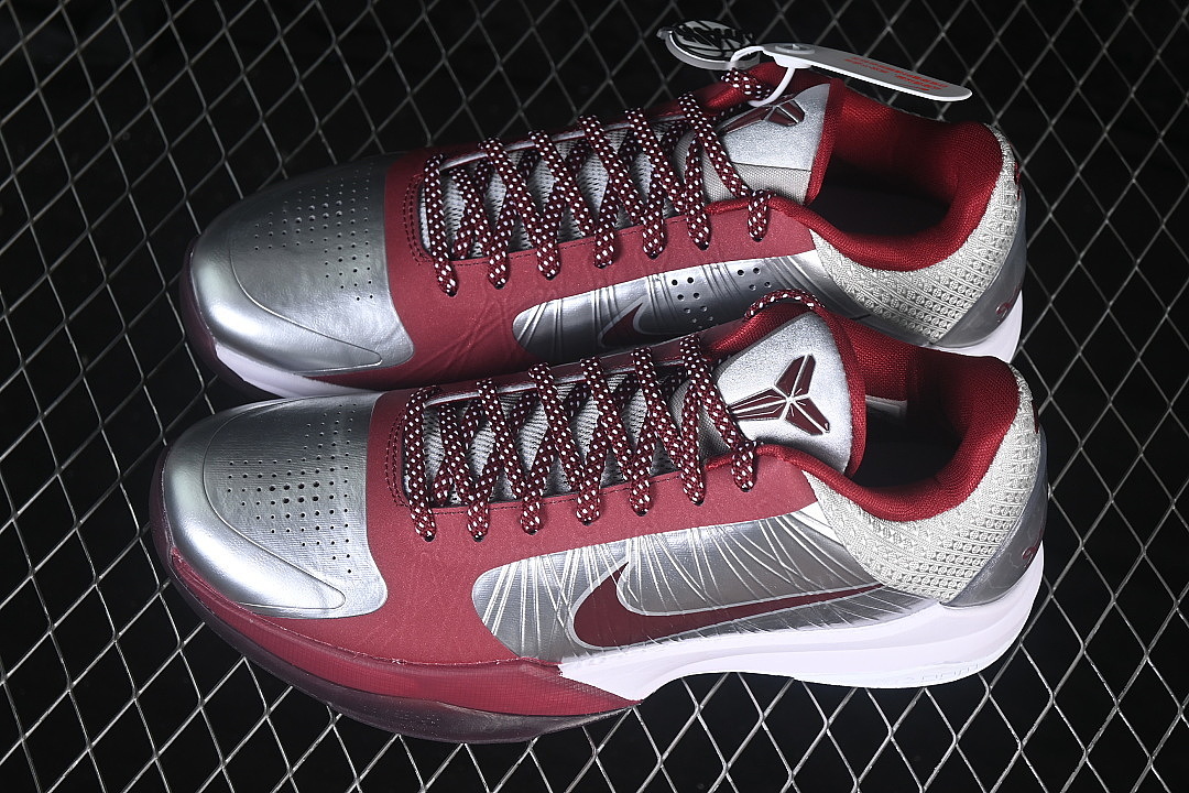 Nike [IM0557-001]-[KOBE 5 PROTRO METALLIC SILVER/TEAM RED/WHITE]-[WOMAN:39]-[MAN:40-47.5] - Image 11