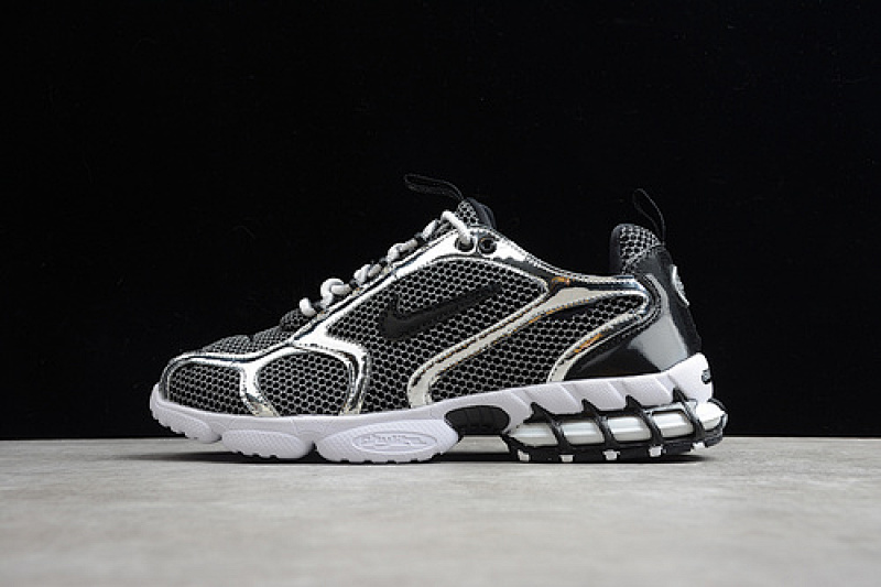 On Running On Running STUSSY X AIR ZOOM SPIRIDON CAGE 2 PURE PLATINUM/BLACK-WHITE · CU1854-001, photo 1