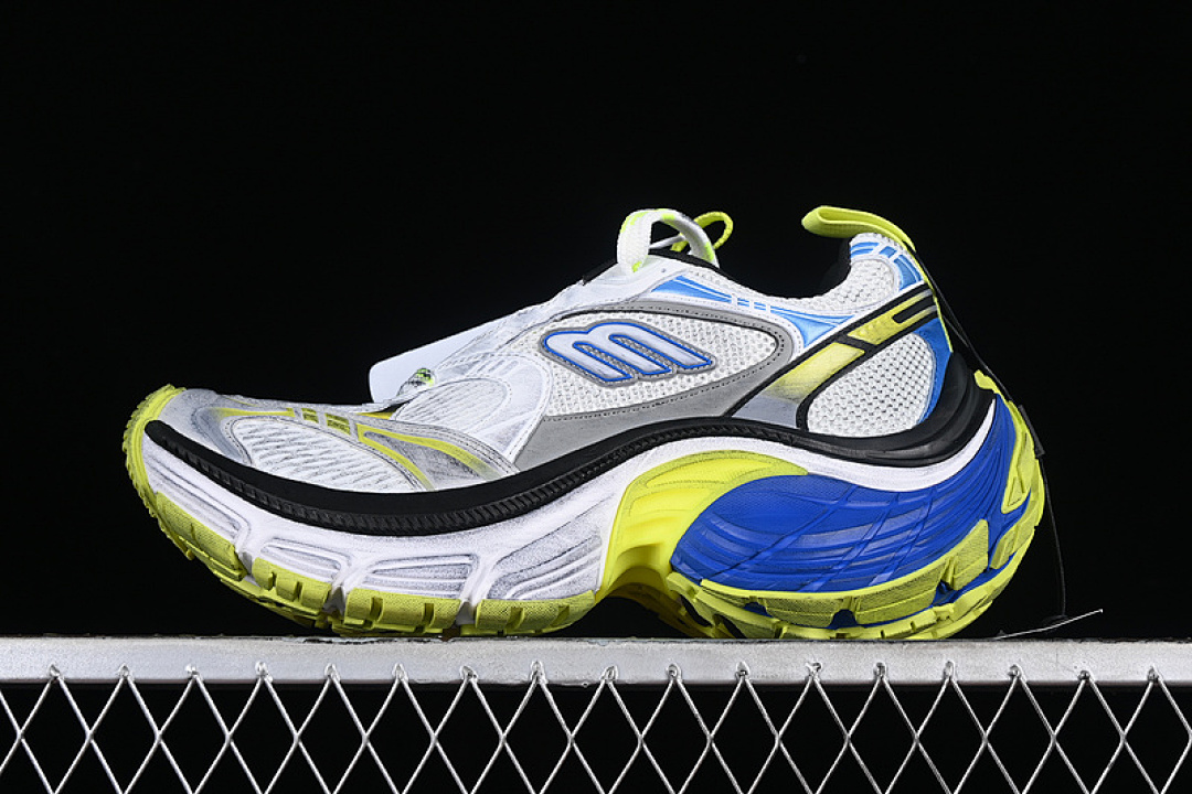 Unbranded [W2MV27019]-[BA*LEN*CIAGA TRACK SNEAKER GREEN/BLUE/GREY/WHITE/SILVER]-[WOMAN:35-39]-[MAN:40-46], photo 1
