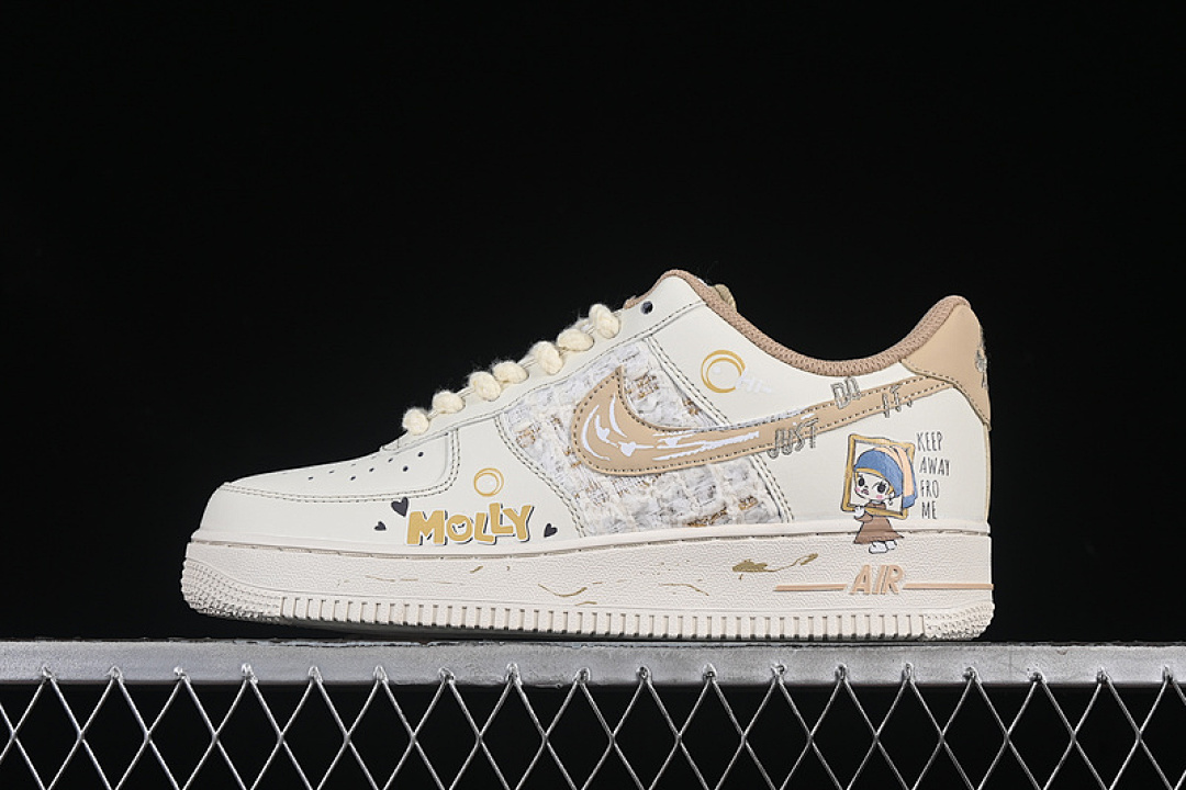 Nike [FJ7740-210]-[AIR FORCE 1 07 LOW MOLLY WHITE/BEIGE]-[WOMAN:36-39]-[MAN:40-45], photo 1