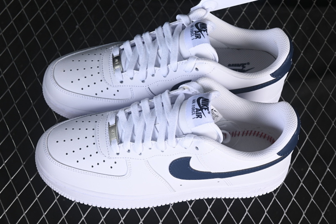 Nike [FJ4146-119]-[AIR FORCE 1 07 WHITE/COLLEGIATE NAVY]-[WOMAN:36-39]-[MAN:40-45] - Image 11