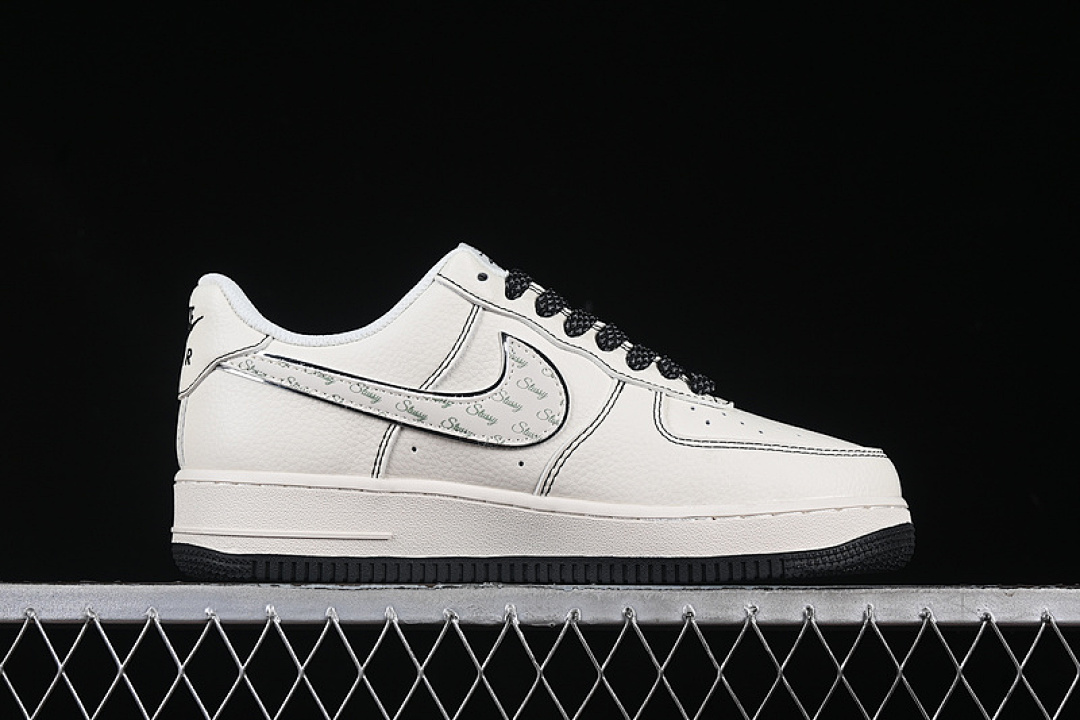 Nike [HH7518-040]-[AIR FORCE 1 07 LOW WHITE/SILVER/BLACK]-[WOMAN:36-39]-[MAN:40-45] - Image 16