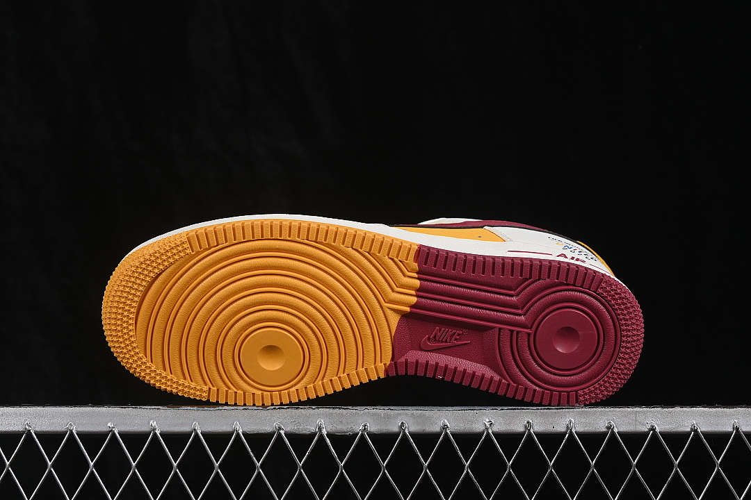 Nike [DD1982-370]-[AIR FORCE 1 07 LOW CASUAL SNEAKERS RED/ORANGE/WHITE]-[WOMAN:36-39]-[MAN:40-45] - Image 14
