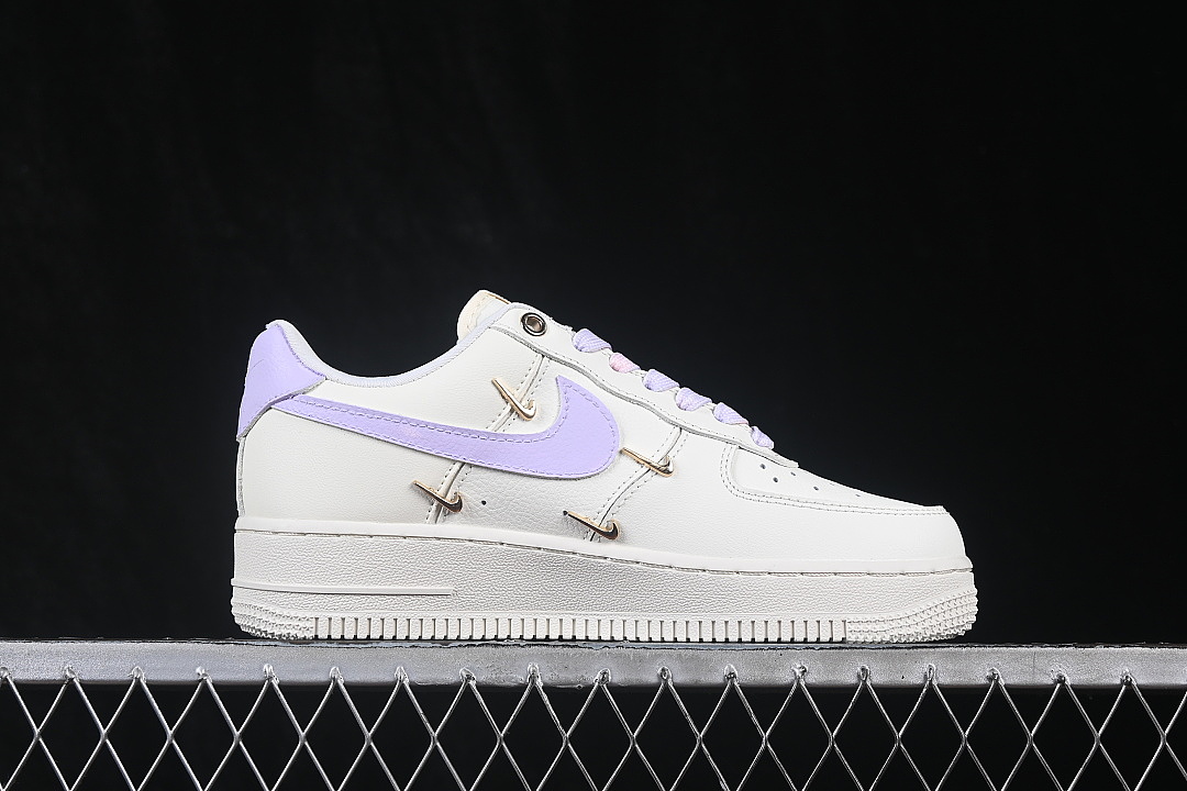 Nike [FV3654-511]-[AIR FORCE 1 07 LOW CASUAL SNEAKERS WHITE/VIOLET]-[WOMAN:36-39]-[MAN:40-45] - Image 15